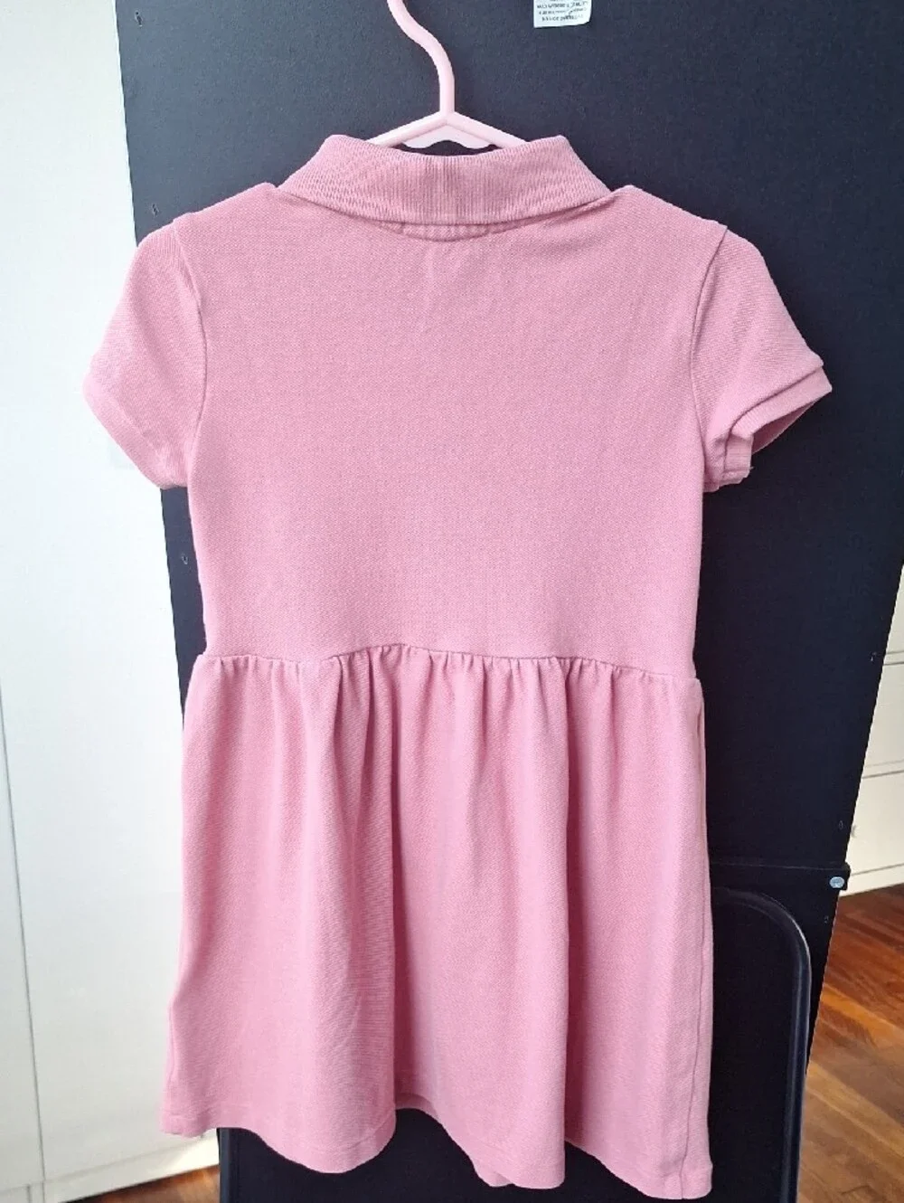 Polo by Ralph Lauren Pink Girls' Polo Dress with Embroidered Pony